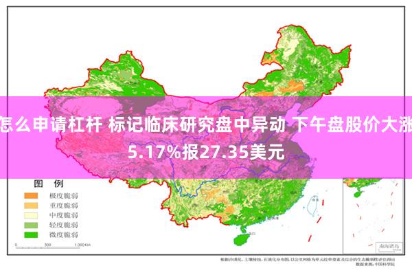 怎么申请杠杆 标记临床研究盘中异动 下午盘股价大涨5.17%报27.35美元